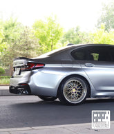 BMW M5C M5 F90 2018 2019 2020 2021 2022 2023 2024 & 5 Series M550 540 G30 2017 2018 2019 2020 2021 2022 2023 (Fits both Pre-LCI & LCI) with Aftermarket Parts - Rear Spoiler Carbon Fiber from Geex Village